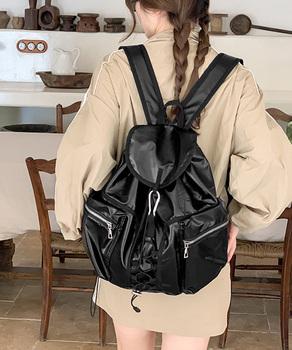 巾着リュック メタリック ドロストバッグ 送料無料 即日発送-4