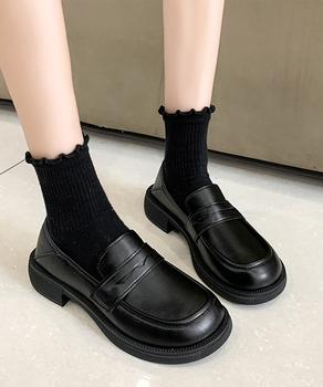 ローファー レディース PU ローヒール 送料無料 即日発送-2