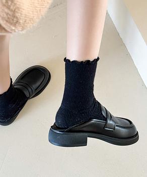 ローファー レディース PU ローヒール 送料無料 即日発送-3