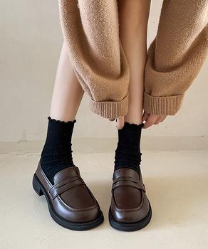 ローファー レディース PU ローヒール 送料無料 即日発送-7