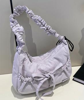 ショルダーバッグ 斜めがけバッグ リボン 送料無料 即日発送-5