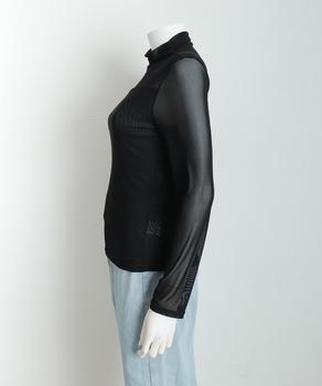 カットソー レディース 長袖 透け感 送料無料 即日発送-7