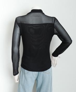 カットソー レディース 長袖 透け感 送料無料 即日発送-8