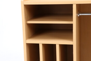 NORM ストレージラック ハンガー付 WH×NA 送料無料-2