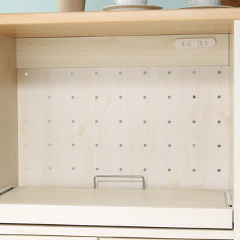 キッチンカウンター ナチュラル×ホワイト 幅120cm 送料無料-9