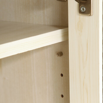 キッチンカウンター ナチュラル×ホワイト 幅120cm 送料無料-10