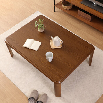 軽量継脚 折りたたみ座卓 ローテーブル 105×75cm ブラウン 送料無料-5