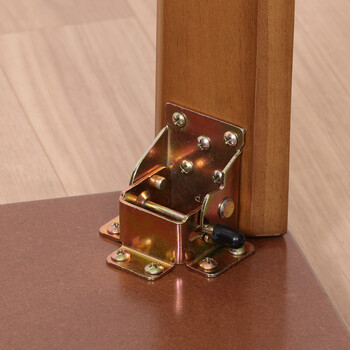 軽量継脚 折りたたみ座卓 ローテーブル 105×75cm ブラウン 送料無料-7