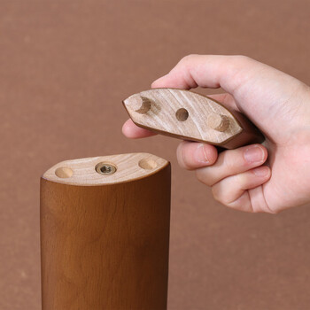 軽量継脚 折りたたみ座卓 ローテーブル 105×75cm ブラウン 送料無料-8