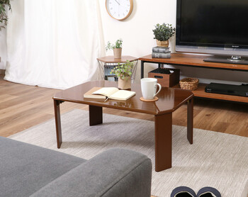 ローテーブル ウッディ 75×50cm 送料無料-2