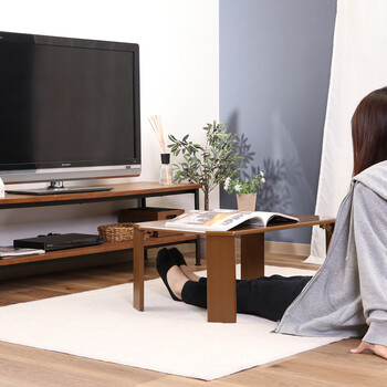 ローテーブル ウッディ 75×50cm 送料無料-6