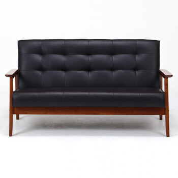 ソファー バイキャストPUソファー フレンズ DBR 2P 846 送料無料-2