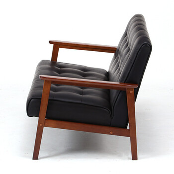 ソファー バイキャストPUソファー フレンズ DBR 2P 846 送料無料-3