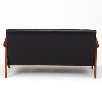 ソファー バイキャストPUソファー フレンズ DBR 2P 846 送料無料-4