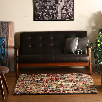 ソファー バイキャストPUソファー フレンズ DBR 2P 846 送料無料-6