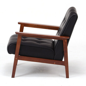 ソファー バイキャストPUソファー フレンズ DBR 1P 846 送料無料-2