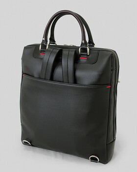 豊岡製鞄 薄型ビジネスリュックサック 薄マチ A4 日本製 国産 BAGGEX 13 1078 ブラック 送料無料-3