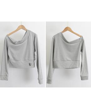 オフショルスウェット 肩見せ トレーナー 送料無料 即日発送-8