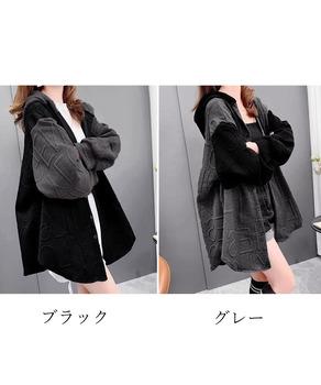 エンボスロゴパーカー 前開きパーカー 送料無料 即日発送-1