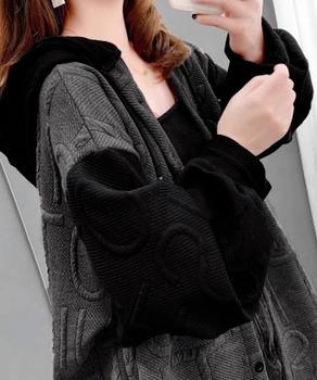 エンボスロゴパーカー 前開きパーカー 送料無料 即日発送-4