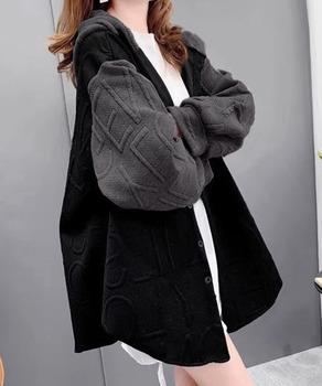 エンボスロゴパーカー 前開きパーカー 送料無料 即日発送-6