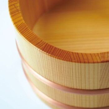 和食器 特選 椹ちらし桶 深型 蓋付　日本製 送料無料-2