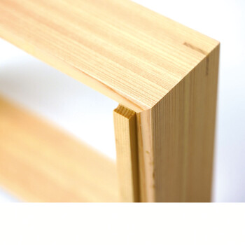 和食器 ひのき 長角 ざる 竹ス付 蕎麦器 送料無料-2