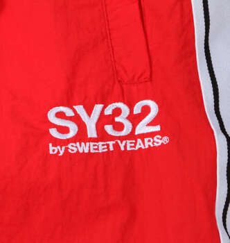 大きいサイズ SY32 by SWEET YEARS テープデザインナイロンパンツ 3L 4L 5L 6L MC451303-97426 ラッピング可 送料無料 即日発送-3