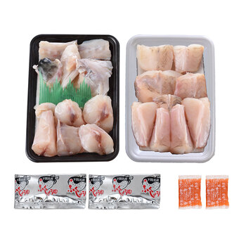 関とら本店 ふくとあんこうのちり鍋詰合せ FD2480149-7431 送料無料-1