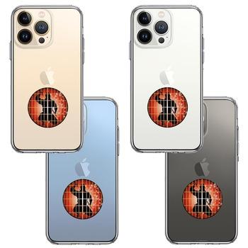 iPhone13Pro ケース クリア 忍者 障子の影に スマホケース 側面ソフト 背面ハード ハイブリッド  送料無料-1