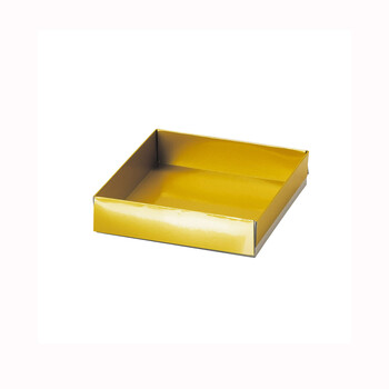 友禅 二段紙小箱 引出付 赤 金 インテリア 室内備品 日本製 送料無料-4