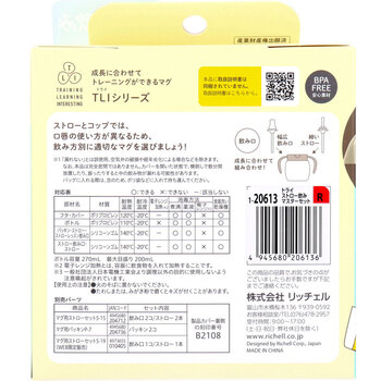 リッチェル トライ ストロー飲みマスターレッド 送料無料-1