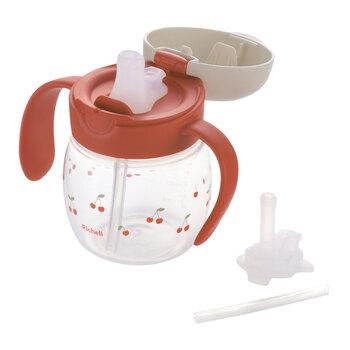 リッチェル トライ ストロー飲みマスターレッド 送料無料-4