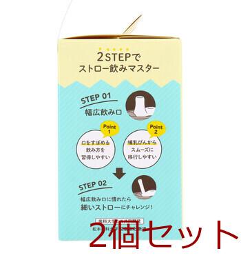 リッチェル トライ ストロー飲みマスターブラウン 2個セット 送料無料-2