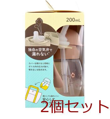 リッチェル トライ ストロー飲みマスターブラウン 2個セット 送料無料-3