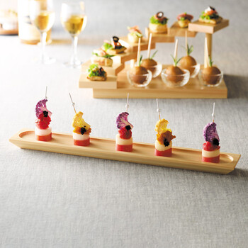 和食器 ひのき スリムサービングプレート 日本製 送料無料-1