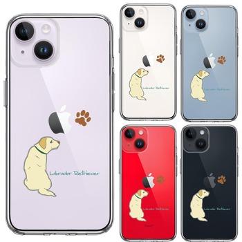 iPhone14 Plus ケース クリア ラブラドールレトリバー スマホケース 側面ソフト 背面ハード ハイブリッド  送料無料-1