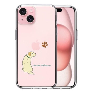 iPhone15 ケース クリア ラブラドールレトリバー スマホケース 側面ソフト 背面ハード ハイブリッド  送料無料-0