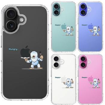 iPhone16 ケース クリア UMA イエティ 雪男 ？ スマホケース 側面ソフト 背面ハード ハイブリッド  送料無料-1