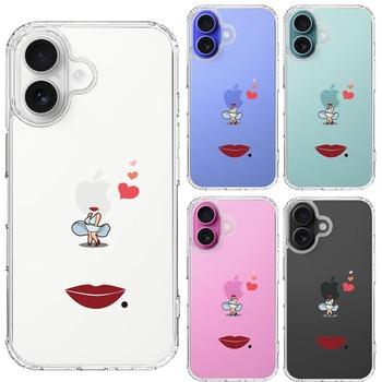 iPhone16 ケース クリア セクシー女優 スマホケース 側面ソフト 背面ハード ハイブリッド  送料無料-1