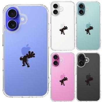 iPhone16 ケース クリア 映画パロディ 天才 格闘家 2 スマホケース 側面ソフト 背面ハード ハイブリッド  送料無料-1