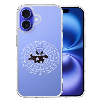 iPhone16 ケース クリア 映画パロディ 蜘蛛男 2 スマホケース 側面ソフト 背面ハード ハイブリッド  送料無料-0