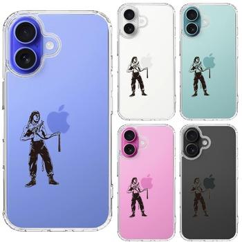 iPhone16 ケース クリア ランボー者 スマホケース 側面ソフト 背面ハード ハイブリッド  送料無料-1