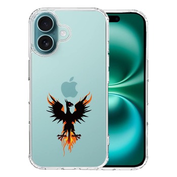 iPhone16 ケース クリア 幻獣 ドラゴン スマホケース 側面ソフト 背面ハード ハイブリッド  送料無料-0