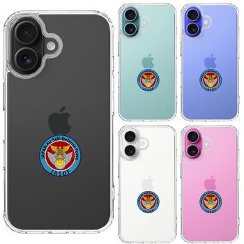 iPhone16 ケース クリア 航空自衛隊 エンブレム スマホケース 側面ソフト 背面ハード ハイブリッド  送料無料-1