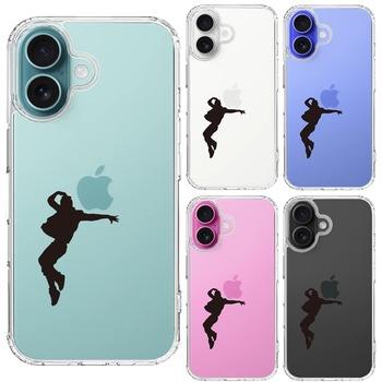 iPhone16 ケース クリア パフォーマー ダンサー スマホケース 側面ソフト 背面ハード ハイブリッド  送料無料-1