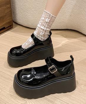 厚底ローファー レディース 美脚靴 送料無料 即日発送-4