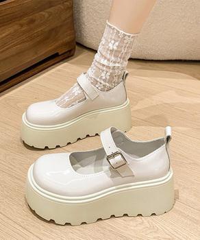 厚底ローファー レディース 美脚靴 送料無料 即日発送-6