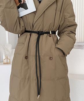 細ベルト ウエストマーク合皮ロープベルト 送料無料 即日発送-4