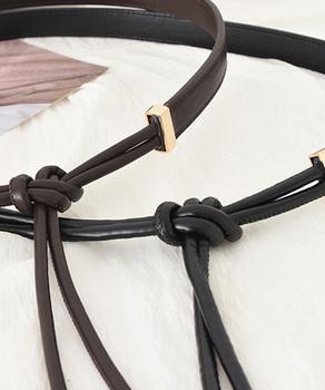 細ベルト ウエストマーク合皮ロープベルト 送料無料 即日発送-6